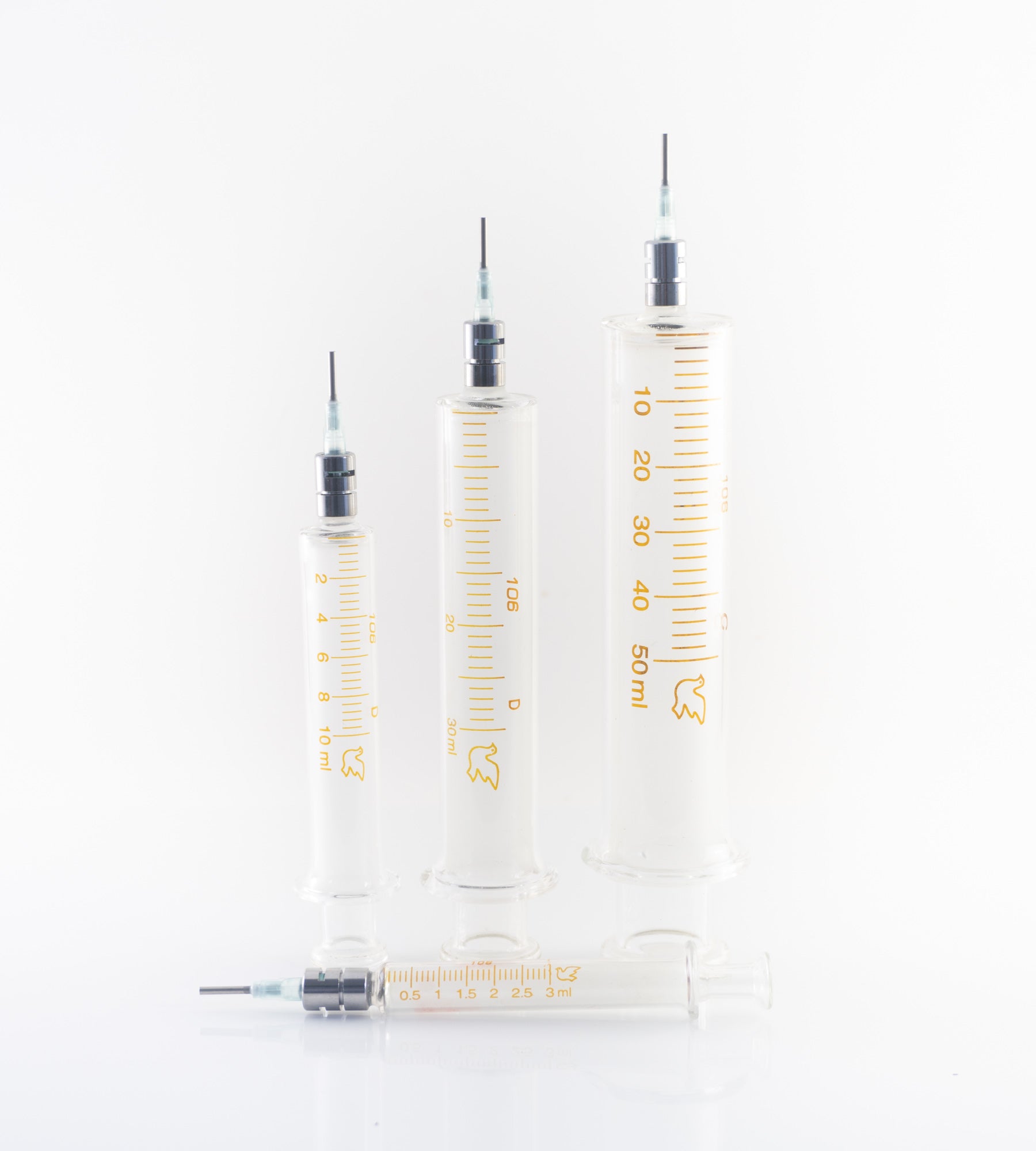 Glass Luer Lock Oil Syringe