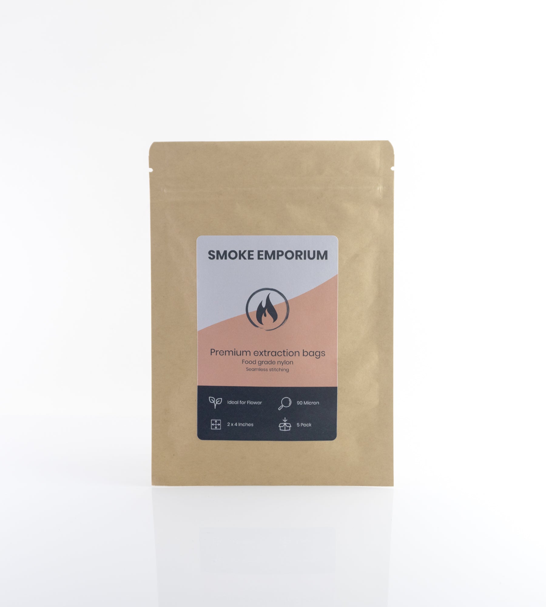90 Micron 5 Pack SEM rosin pressing bags